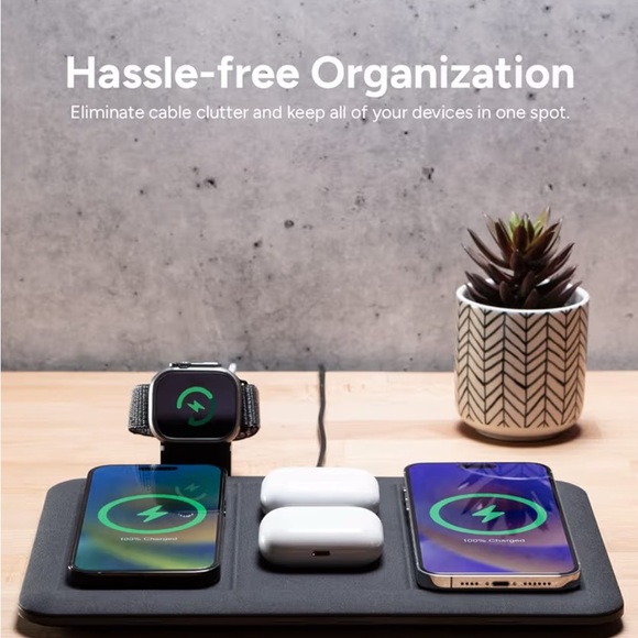 mophie Black Wireless Charging Pad for Multiple DevicesGreat Christmas Gift - Picture 5 of 9